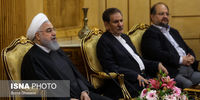 تصاویر بدرقه رسمی حسن روحانی پیش از عزیمت به عراق
