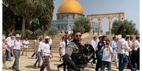 حمله مجدد شهرک‌نشین به مسجد الاقصی