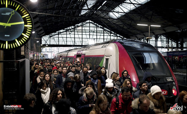 اعتصاب کارکنان حمل و نقل ریلی فرانسه