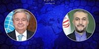 گفتگوی تلفنی امیرعبداللهیان و دبیر کل سازمان ملل+ جزییات
