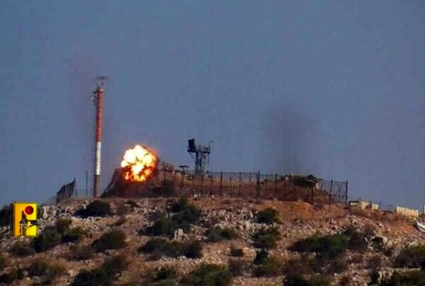 عملیات جدید حزب‌الله علیه اسرائیل / بمباران شدید مرکز نظامی اشغالگران