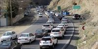 ترافیک رشت-قزوین در 12 فروردین