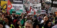تظاهرات گسترده ضداسرائیلی در انگلیس/ درخواست برای پایان فروش اسلحه به تل‌آویو