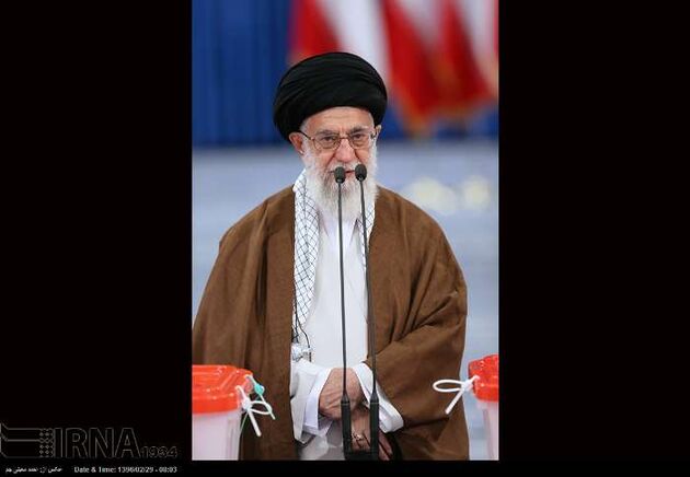 شرکت مقام معظم رهبری در انتخابات