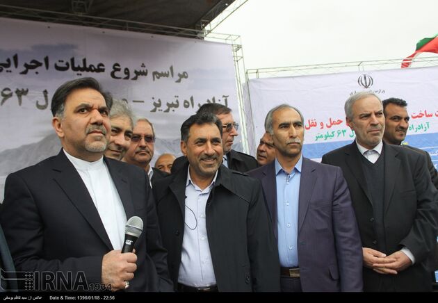 سفر وزیر راه و شهرسازی به آذربایجان شرقی