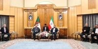 ورود رئیس مجلس الجزایر به تهران 