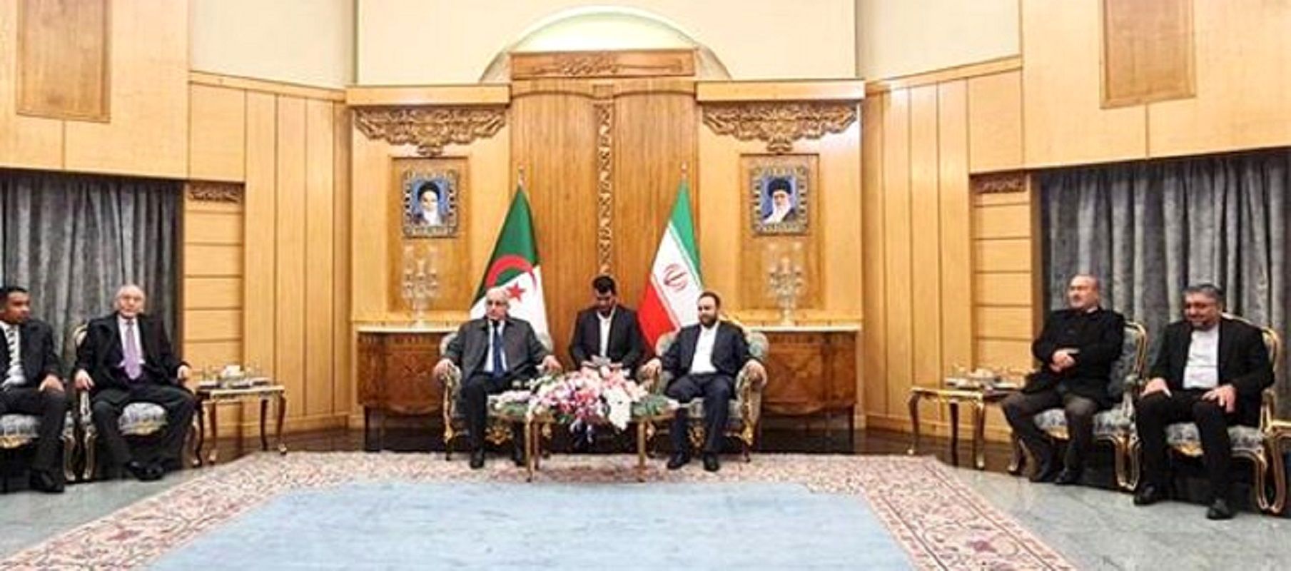 ورود رئیس مجلس الجزایر به تهران