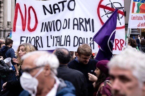 تظاهرات گسترده ضددولتی در ایتالیا 