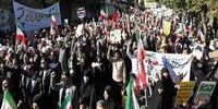 آغاز راهپیمایی ۱۳ آبان در تهران/ قالیباف سخنرانی می‎‌کند