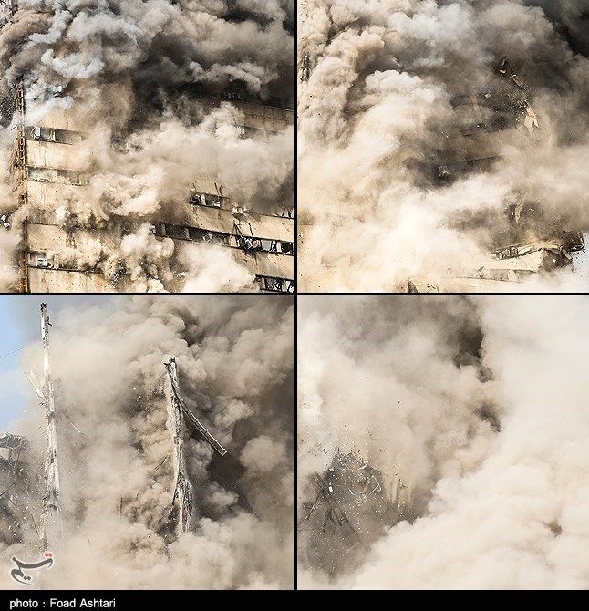 ناگفته‌های گزارشگر صدا وسیما از لحظه ریزش ساختمان پلاسکو