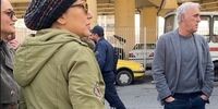  حضور بازیگران مشهور به همراه حمید علیدوستی مقابل اوین + تصاویر