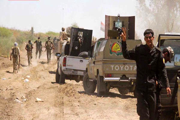 انتقال تجهیزات نظامی حشد شعبی به مرز سوریه