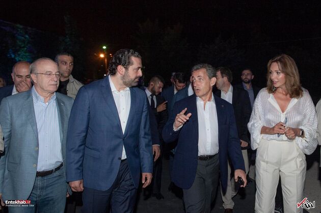 کنسرت همسر سارکوزی با حضور سعد حریری