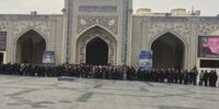 مراسم تشییع پیکر همسر و فرزند سقاب اصفهانی برگزار شد