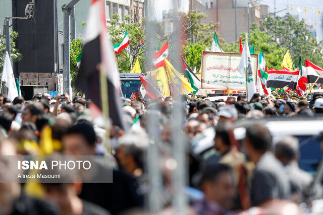 بازتاب گسترده راهپیمایی روز قدس در المیادین