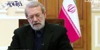 ویدئو/ روایت لاریجانی از استعفای ظریف