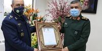 دیدار امیر سرتیپ نصیرزاده با سردار حاجی‌زاده