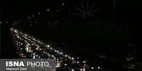 ترافیک سنگین در بزرگراه باکری در پی فرونشست زمین