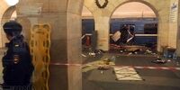 تصاویر انفجار در مترو سن پترزبورگ