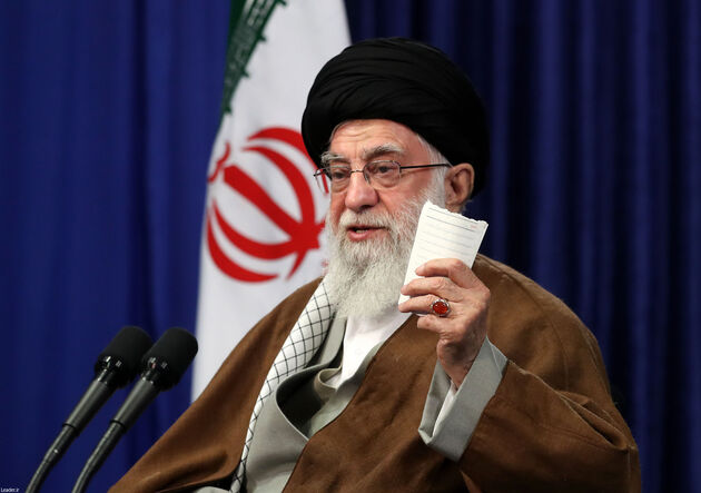تصاویر حضور ویدئوکنفرانسی رهبری در جلسه ستاد ملی مبارزه با کرونا