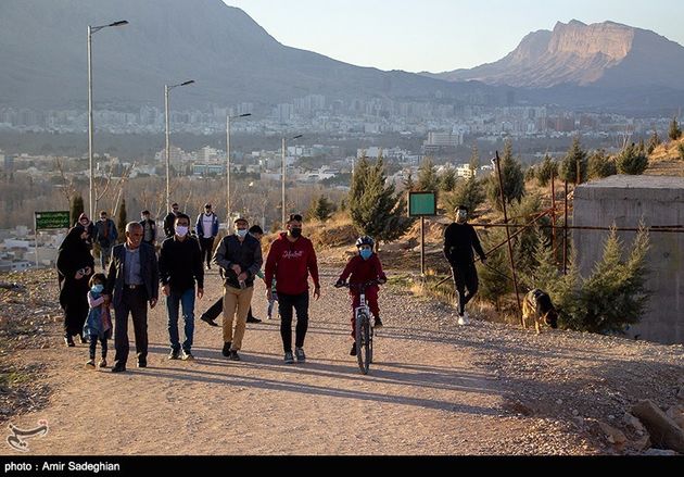 پیاده روی شیراز