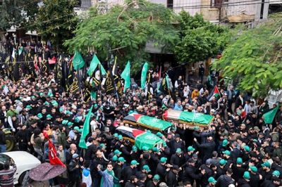  هدف اسرائیل از ترور العاروری به روایت خالد مشعل/ پیکر شهدای حماس در بیروت تشییع شد 