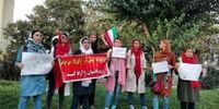 دختر کچل در استادیوم آزادی ! +عکس