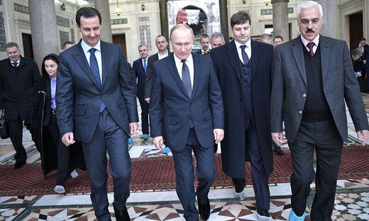 سفر مخفیانه پوتین به سوریه