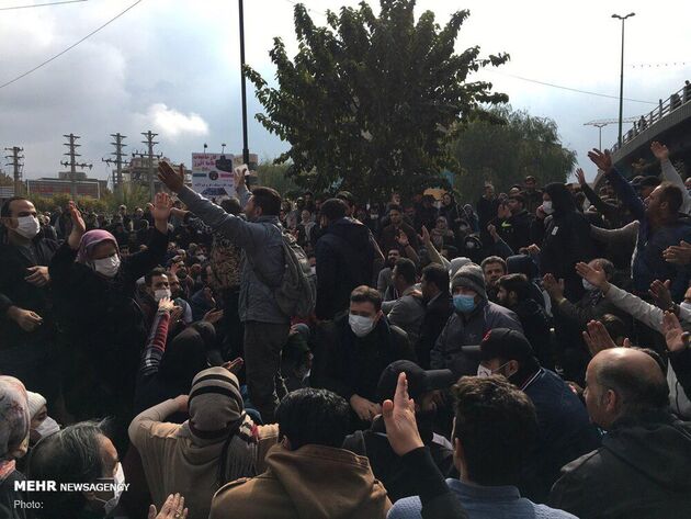 تصاویر حوادث بنزینی اخیر؛ از اعتراض تا آشوب و آسیب به اموال عمومی