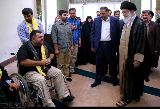 دیدار جانبازان حزب الله لبنان با رهبر معظم انقلاب