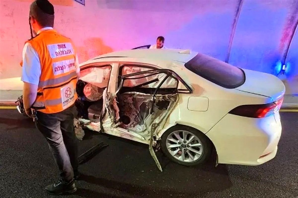تصادف سهمگین خودروی ژنرال ارشد اسرائیل / اسناد محرمانه به سرقت رفت