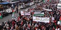 حمایت مردم آفریقای جنوبی از فلسطین/ راهپیمایی گسترده در خیابان‌های کیپ‌تاون