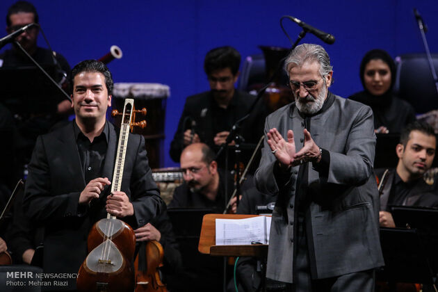 کنسرت ارکستر ملی با اجرای محمد اصفهانی
