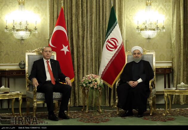 استقبال رسمی روحانی از اردوغان