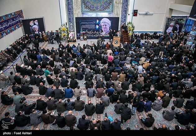 مراسم یادبود آیت الله هاشمی رفسنجانی در دانشگاه علوم و تحقیقات