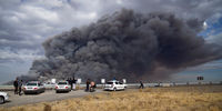 ردپای عامل انسانی در آتش سوزی گسترده تالاب میقان اراک + عکس