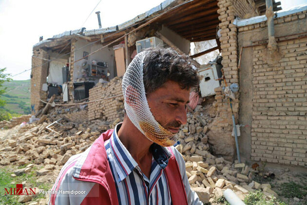 خسارات زلزله 5/7 ریشتری در روستاهای بجنورد