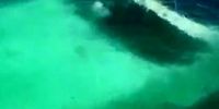 فیلم کشتی غرق شده دنا در جزیره کیش