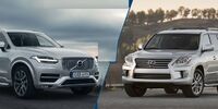 خودروی مناسب خود را انتخاب کنید؛ولوو XC90 یا لکسوس LX570+مشخصات فنی 