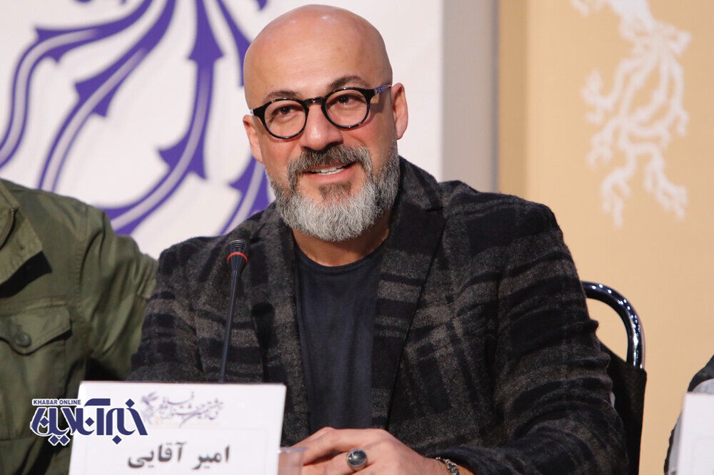 عکس استراحت امیرآقایی در پشت صحنه «آقازاده»