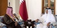 امیر قطر با معاون وزیر دفاع سعودی دیدار کرد