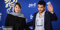 سلفی ساعد سهیلی و همسرش با مردم در جشنواره فیلم فجر+ عکس
