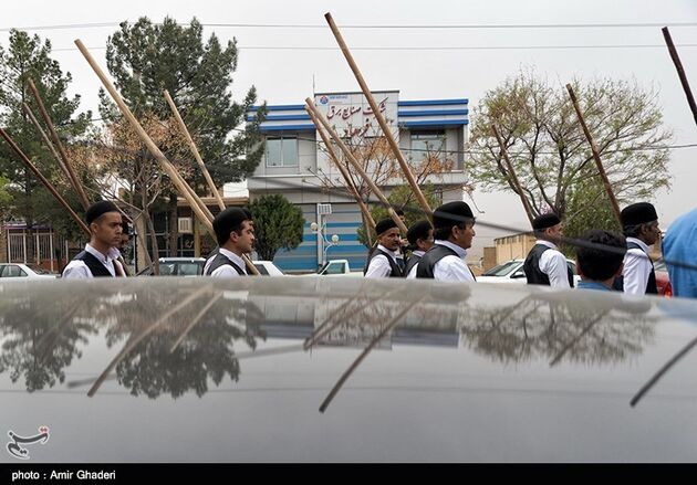 آیین بیل گردانی در شهرستان نیم ور