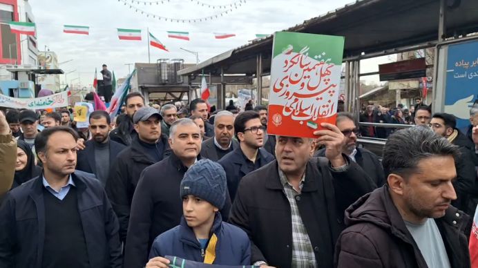حضور شخصیت‌های مختلف در راهپیمایی ۲۲ بهمن در تهران