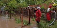 کمک‌رسانی هلال احمر به سیل‌زدگان خلخال
