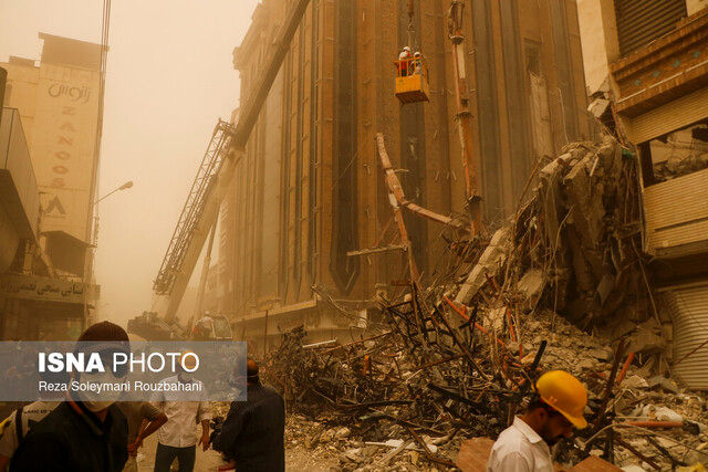 اعلام آخرین تلفات ریزش ساختمان در آبادان از سوی اورژانس خوزستان