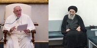 عکسی خاص از دیدار  پاپ و آیت الله سیستانی 