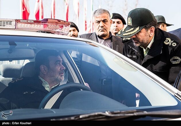 رونمایی از خودروهای سراتو پلیس پایتخت