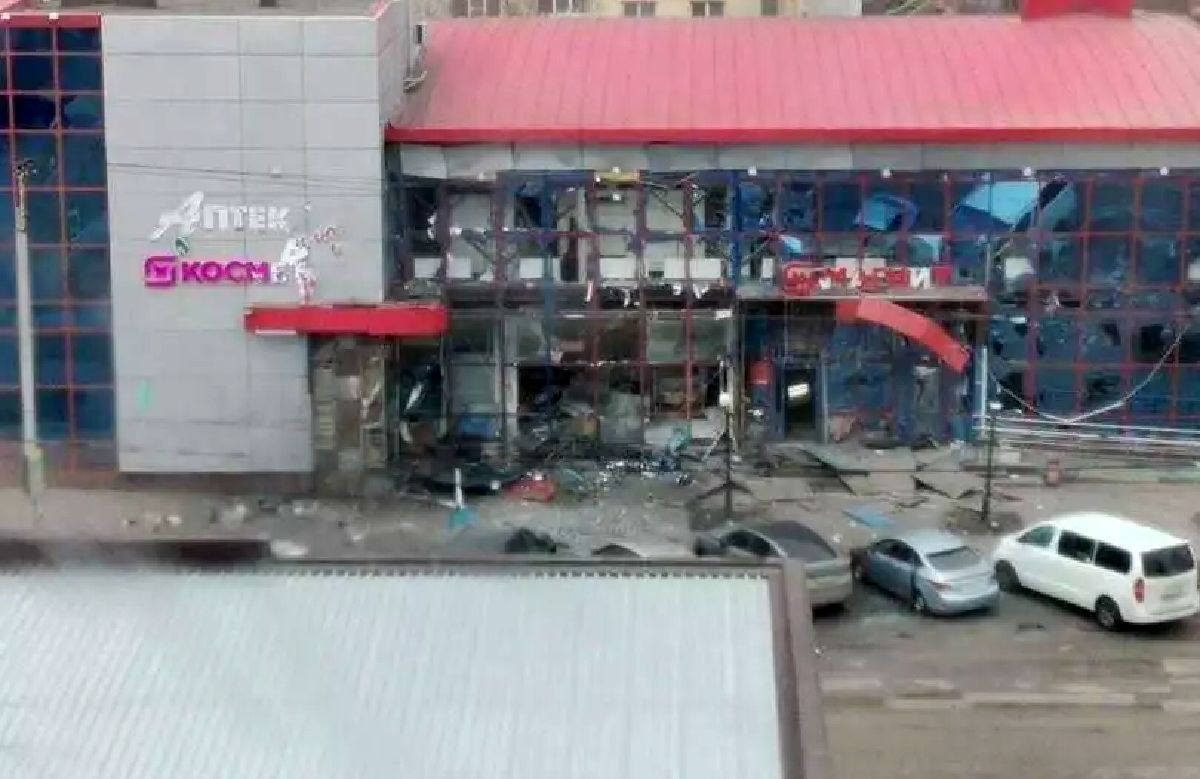 فوری/ حمله موشکی اوکراین به مرکز خرید در بلگورود روسیه