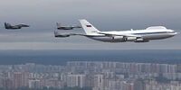 مشاهده «کرملین پرنده» در آسمان مسکو پس از ۱۲ سال!